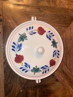 Vintage dekschaal - Soepterrine  boerenbont - 27x10 cm, Huis en Inrichting, Keuken | Servies, Ophalen, Gebruikt, Overige typen