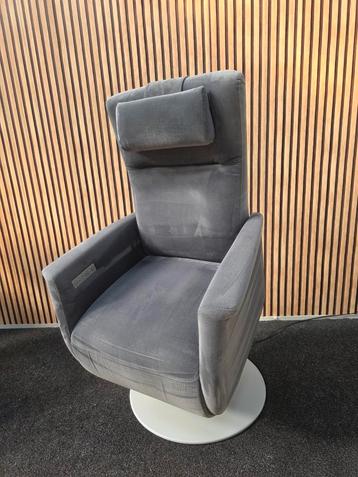 Prominent opsta stoel relax draai fauteuil stof grijs beschikbaar voor biedingen