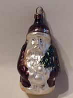 oude kerstbal kerstman gekleurd H 6,5 cm, Diversen, Kerst, Ophalen, Gebruikt