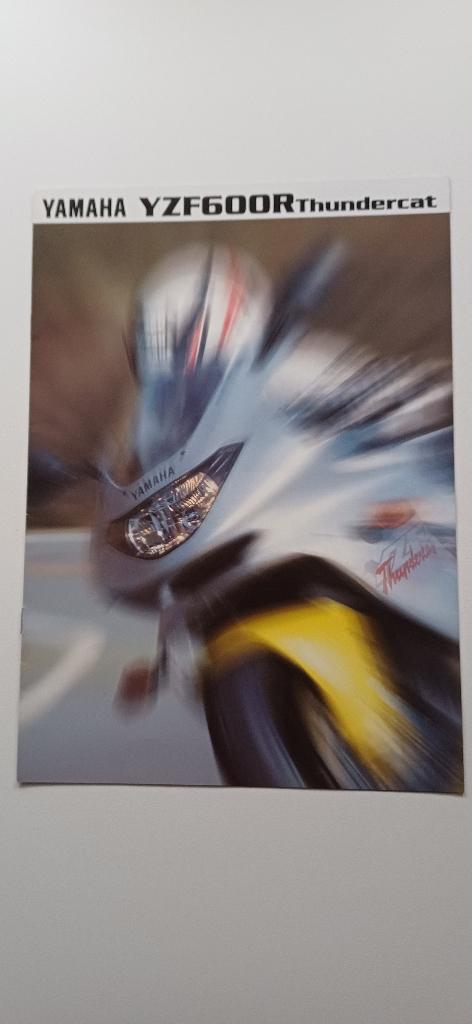 Originele folder Yamaha YZF 600 R Thundercat 1997, Ophalen of Verzenden, Yamaha