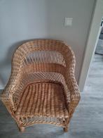 Rieten stoel, Gebruikt, Bruin, Vintage, Riet of Rotan