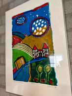 Clemens Briels  Winter in Limburg 66/250 Ingelijst, Antiek en Kunst, Ophalen