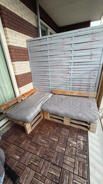 VidaXL pallet lounge inclusief kussen 110x65x55cm beschikbaar voor biedingen
