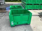 Gebruikte Kunststof palletbox, Kuubskist, Plastic box type 3, Doe-het-zelf en Verbouw, Ophalen, Gebruikt, 100 cm of meer, 60 cm of meer