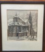 Martinikerk (tekening), Antiek en Kunst, Kunst | Tekeningen en Foto's, Ophalen