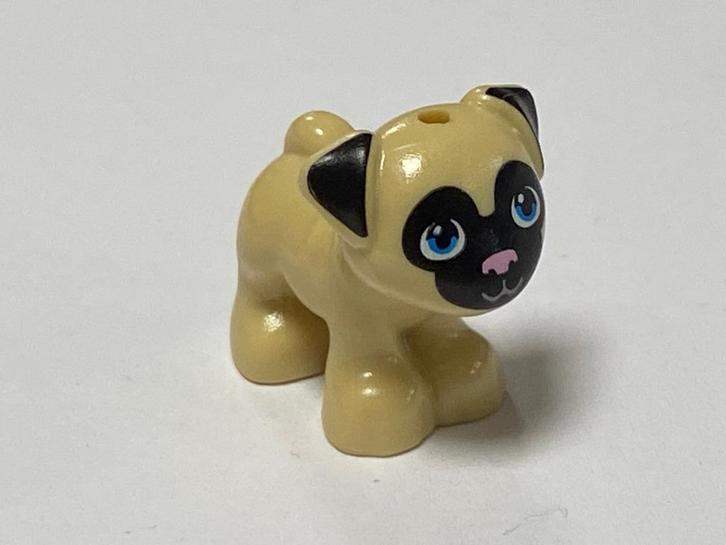 Lego nieuw beige mopshond / pug (Toffee), Kinderen en Baby's, Speelgoed | Duplo en Lego, Nieuw, Lego, Losse stenen, Ophalen of Verzenden
