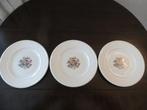 Wedgwood Conway gebaksbordjes 18 cm 3 Stuks, Ophalen of Verzenden, Zo goed als nieuw, Bord(en), Wedgwood