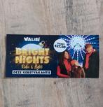 Bright nights walibi waardecheque, Tickets en Kaartjes, Drie personen of meer, Overige soorten