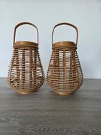2x lantaarn, windlichten, waxinelichthouders., Huis en Inrichting, Ophalen, 25 tot 50 cm