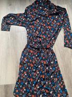 BY JELTJE Doorknoop jurk met bloemenprint 46-48, By Jeltje, Zwart, Maat 46/48 (XL) of groter, Ophalen of Verzenden