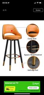 Nieuwe Barstoelen in Doos 3 krukken, Huis en Inrichting, Barkrukken, Ophalen, Met voetsteun, 60 tot 90 cm, Nieuw