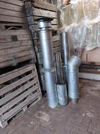 Kachelpijp onderdelen - Diverse maten, Ophalen, Gebruikt, Minder dan 30 cm, Kachel