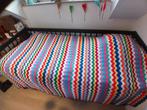 Handgemaakte Patchwork Sprei + Vlaggenlijn.gehaakt kleed, Ophalen of Verzenden, Nieuw, Tweepersoons
