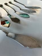 Keltum vismes verzilverd Hollands Glad bestek 6 st, Ophalen of Verzenden, Zo goed als nieuw, Zilver, Overige materialen