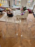 4x Kartell Louis Ghost stoelen Philippe Starck, Huis en Inrichting, Stoelen, Ophalen, Kunststof, Gebruikt, Overige kleuren