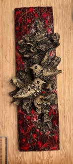 Ars munda wanddecoratie brutalisk vogels rood, Ophalen of Verzenden, Zo goed als nieuw