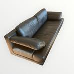 Rolf Benz zwart leren design bank/sofa  3 zits, Ophalen, Modern design, Gebruikt, 75 tot 100 cm