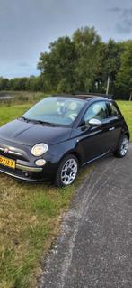 Fiat 500 0.8 C 2012 Zwart, Auto's, Fiat, Zwart, Handgeschakeld, Particulier, 30 €/maand