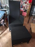 Stoel met hocker, Ophalen, Zo goed als nieuw, Wicker