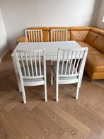 IKEA Tafel en 4 stoelen, Huis en Inrichting, Tafels | Eettafels, Ophalen, Gebruikt, Rechthoekig, 50 tot 100 cm