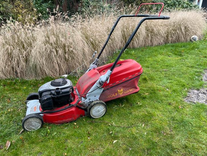 Wolf Garten Expert 42B Benzine Grasmaaier, Tuin en Terras, Grasmaaiers, Gebruikt, Benzine-grasmaaier, 40 t/m 49 cm, Cirkelmaaier