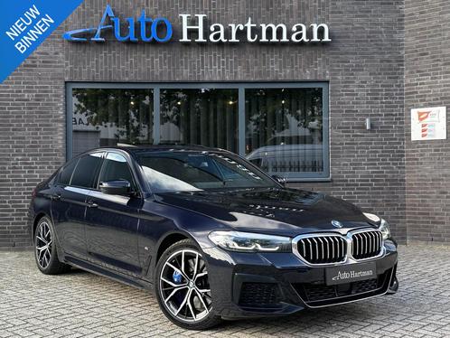 BMW 5-serie 545e xDrive High Executive M-Sport PANO | Leder, Auto's, BMW, Bedrijf, Te koop, 5-Serie, 4x4, ABS, Achteruitrijcamera