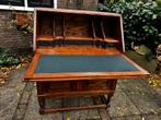 Vintage secretaire bureau, Ophalen, Gebruikt, 100 tot 150 cm, Eikenhout