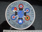 sticker aafce tactical air meet jever 1982 logo embleem, Verzamelen, Verzenden, Zo goed als nieuw, Bedrijf of Vereniging