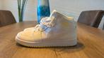Nike Air Jordan 1 Mid, wit/geel, maat 39, Nike Air Jordan, Wit, Ophalen of Verzenden, Sneakers of Gympen