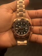 Rolex GMT-Master II rose gold, Sieraden, Tassen en Uiterlijk, Horloges | Heren, Ophalen of Verzenden, Staal, Zo goed als nieuw
