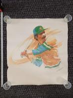 poster honkbal Wim Hoogstraten, Ophalen, Sport, A1 t/m A3, Rechthoekig Staand