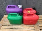 4 jerrycans - bezinetankjes, Ophalen, Zo goed als nieuw