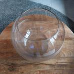 Grote glazen bolvorm voor bloemenvaas/vissenkom, Ophalen, Zo goed als nieuw, Rond, Glas