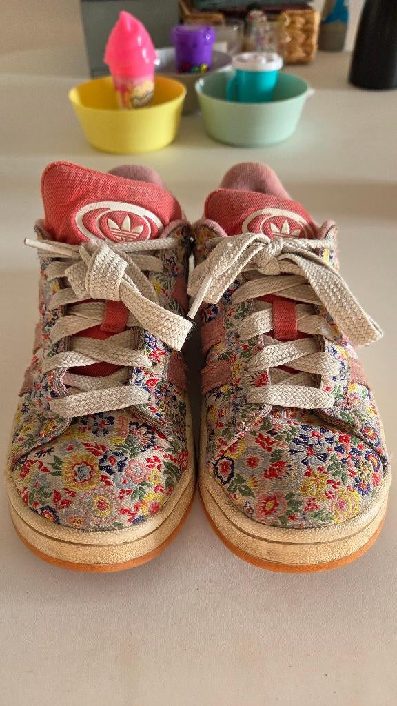 adidas Campus x Liberty London 'Pink Floral' - Maat 32, Ophalen, Adidas, Gebruikt, Meisje