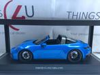 Minichamps 1:18 Porsche 911 (992) Targa 4 GTS 2021 blauw, Hobby en Vrije tijd, Modelauto's | 1:18, Ophalen of Verzenden, Nieuw