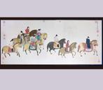 LENTE-UITSTAP op rijstpapier, ingelijst met zuurvrij papier, Ophalen