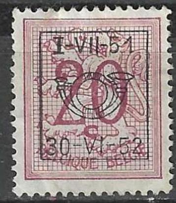 Belgie 1951 - OBP 617pre - Opdruk D - 20 c. (ZG) beschikbaar voor biedingen