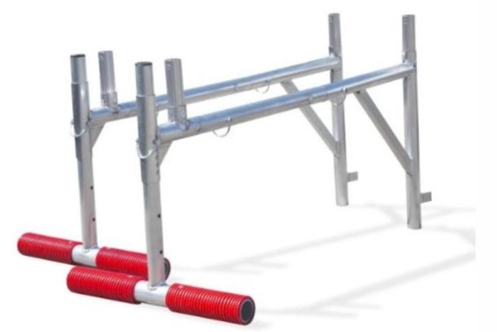 Verstelbare uitwijkconsole steiger Euroscaffold, Doe-het-zelf en Verbouw, Steigers, Zo goed als nieuw, Rolsteiger of Kamersteiger