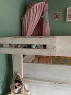 Bed: Steigerhouten Hoogslaper - 100x213 cm, Kinderen en Baby's, Ophalen, Gebruikt, Hoogslaper