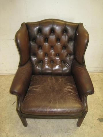 Originele Tetrad Chesterfield oorfauteuil beschikbaar voor biedingen