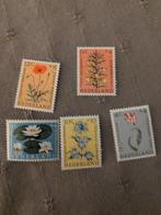Nederlandse Postzegels flora ongestempeld 1960, Ophalen of Verzenden, Na 1940, Gestempeld