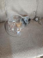 Glazen hanglamp in gloeilampmodel, Ophalen, Zo goed als nieuw, Minder dan 50 cm