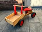 Houten Bakfiets Speelgoed, Ophalen of Verzenden, Zo goed als nieuw, Duwvoertuig