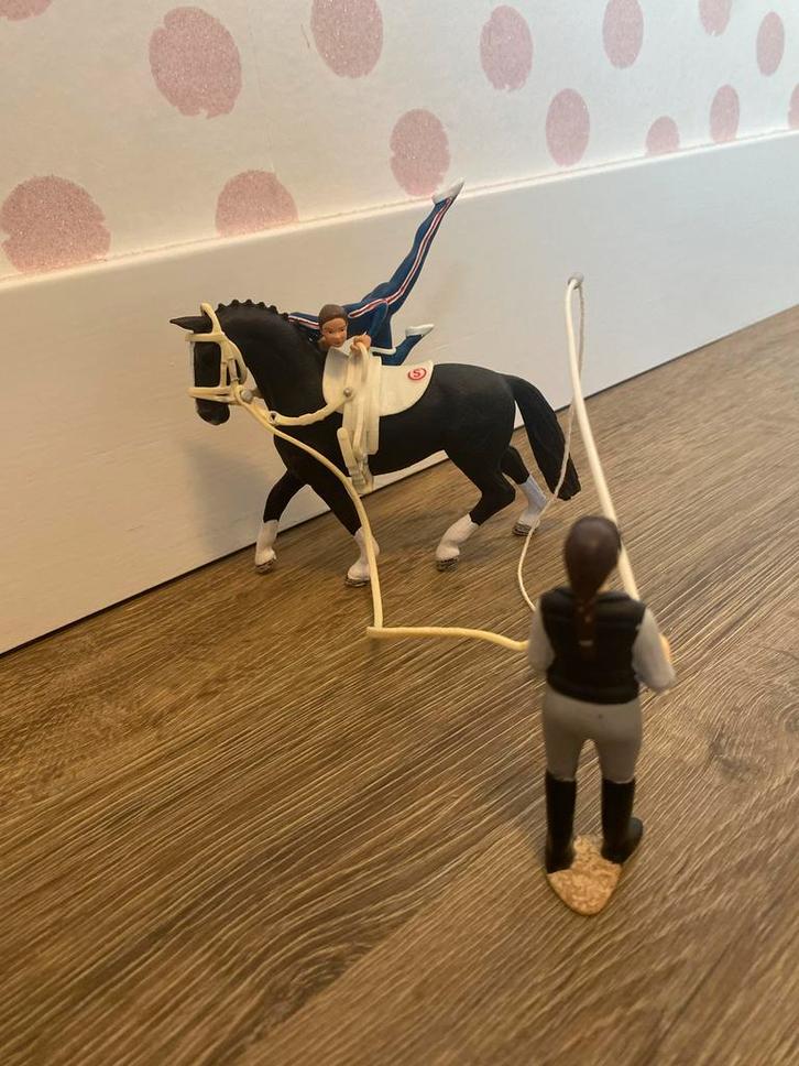 Sleich Paard Voltige Set - Compleet!, Verzamelen, Speelgoed, Zo goed als nieuw, Ophalen of Verzenden