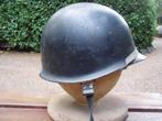 Nederlandse Helm US model WW2 (zwart ), Ophalen of Verzenden, Landmacht, Amerika, Helm of Baret