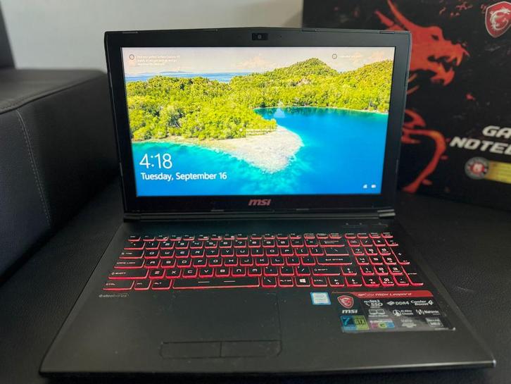 MSI GP62M 7RDX Leopard Gaming Laptop, Computers en Software, Windows Laptops, Zo goed als nieuw, 15 inch, HDD, SSD, 2 tot 3 Ghz