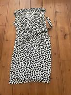 Mooie zwartwitte polkadot travelstofjurk Expresso, L, Kleding | Dames, Jurken, Expresso, Zwart, Maat 42/44 (L), Ophalen of Verzenden