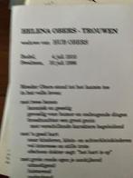 Trouwen x Obers 1910 Breda 1996 Swalmen, Ophalen, Bidprentje