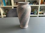 Vintage Scheurich vaas 515-22 roze/grijs/wit; jaren 80/90, Overige kleuren, Aardewerk of Porselein, Ophalen of Verzenden, Zo goed als nieuw