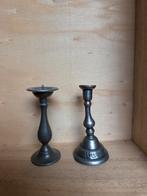 oude poppenhuis kandelaars tin, Ophalen of Verzenden, Gebruikt, Decoratie